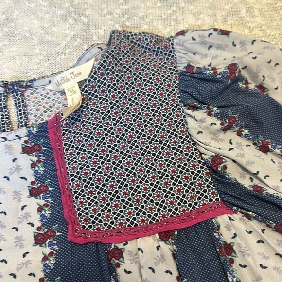 MATILDA JANE A Quick Getaway Top Blue Floral Boho MEDIUM - Picture 4 of 11